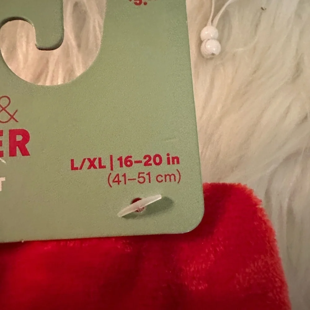 🩷5/$10 Dog hats - Red and Green